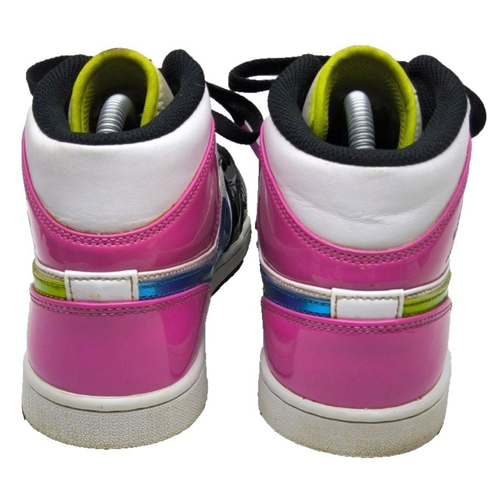 Air Jordan 1 SE Mid Cyber Active Fuchsia Shoes Size: 8 M / 9.5 W [CZ9834-100] - Picture 4 of 12